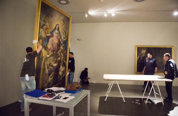 Montaje de la exposición