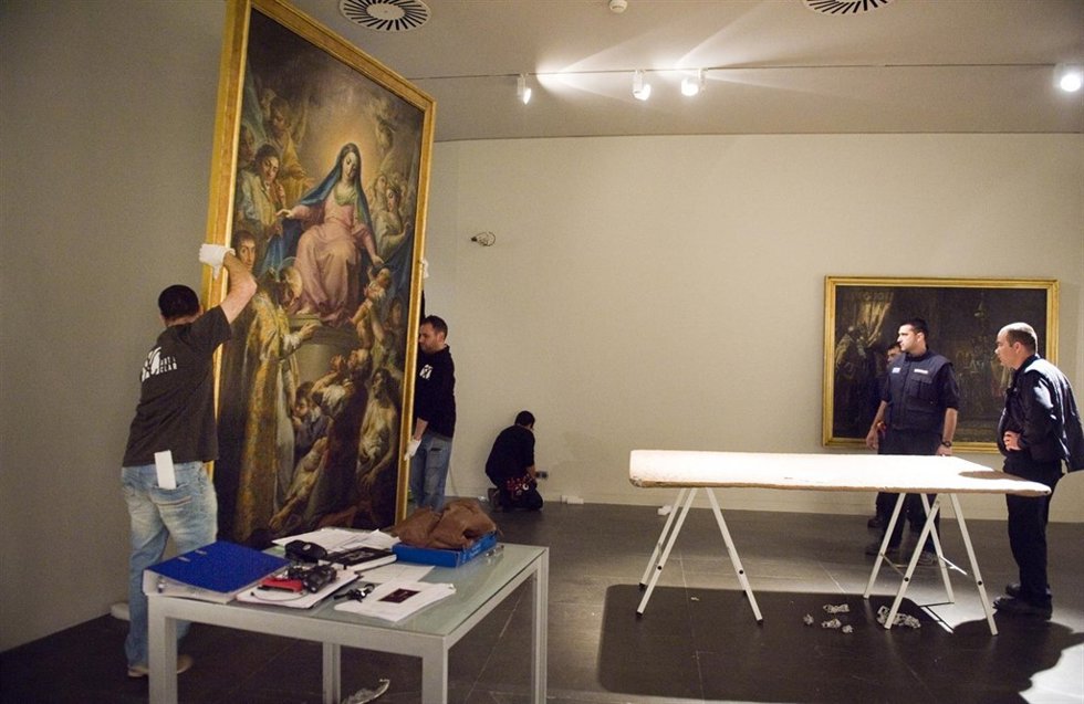 Montaje de la exposición
