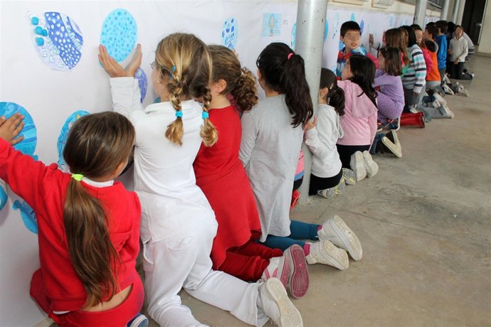 Globos de papel en Tomares