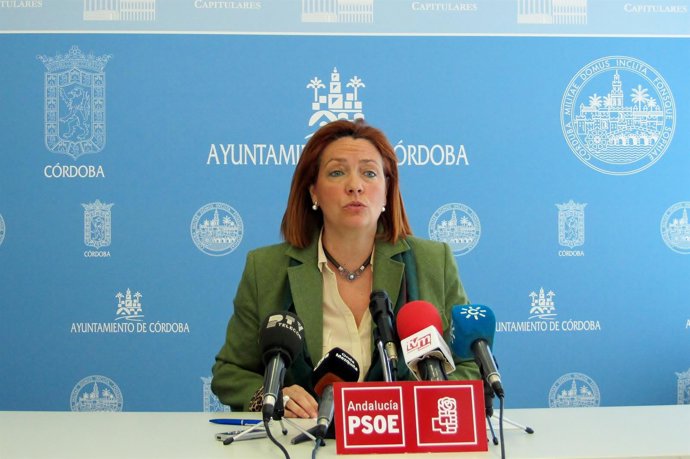 La portavoz del PSOE en el Ayuntamiento, Inmaculada Durán