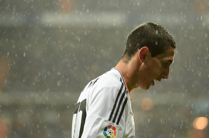 Ángel Di María en el encuentro ante el Rayo Vallecano