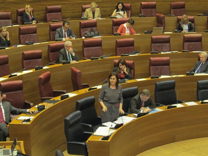 Català durante la sesión de control en las Corts.