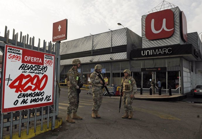 Despliegue militar por el terremoto en Chile