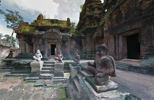Google Street view  camboya 