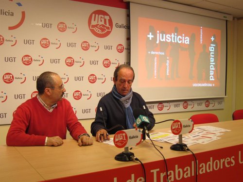 José Vázquez y Luis Suárez, de UGT