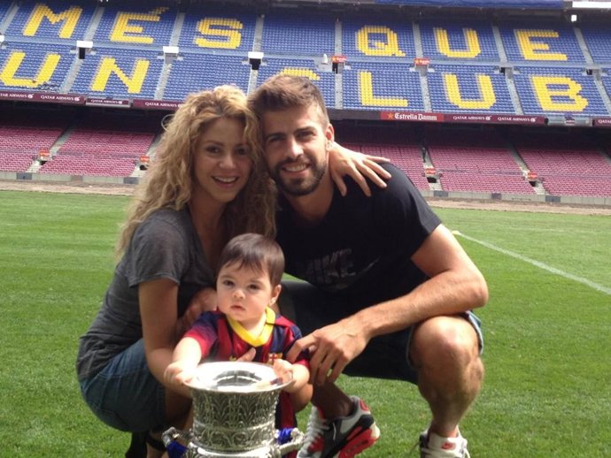 Shakira Pique y Milan