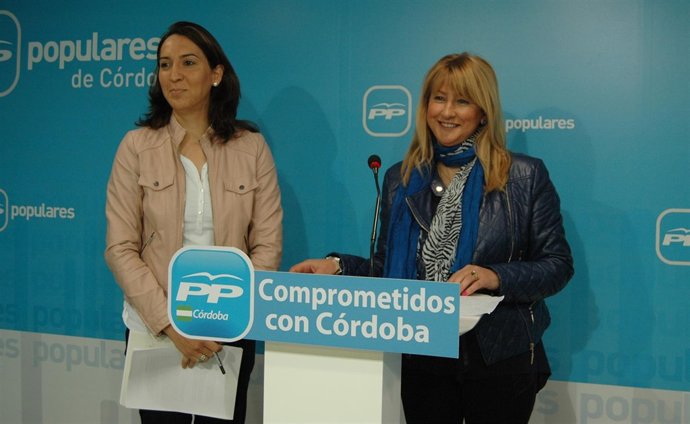 Obrero y Cabezas en la sede del PP