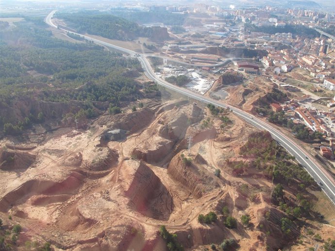 Zona de las Arcillas del Life + de Teruel