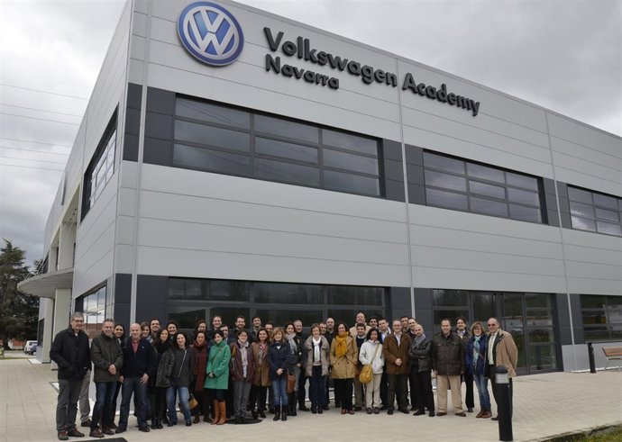 Visita a la planta de Volkswagen Navarra.