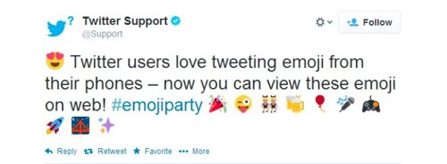 Emoji en Twitter