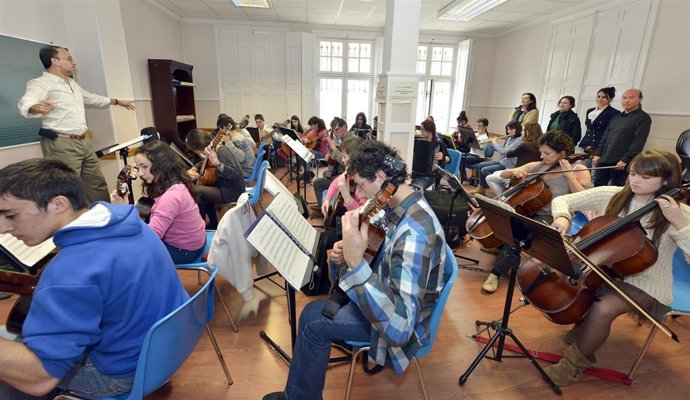Ensayo del Concierto Solidario de Primavera