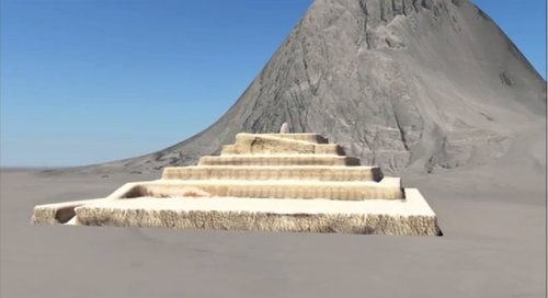 Pirámide huaca de Tantalluc, en Perú