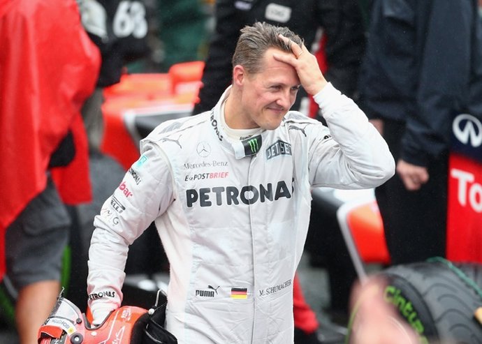 SAO PAULO, BRAZIL - NOVEMBER 25:  Michael Schumacher of Germany and Mercedes GP 