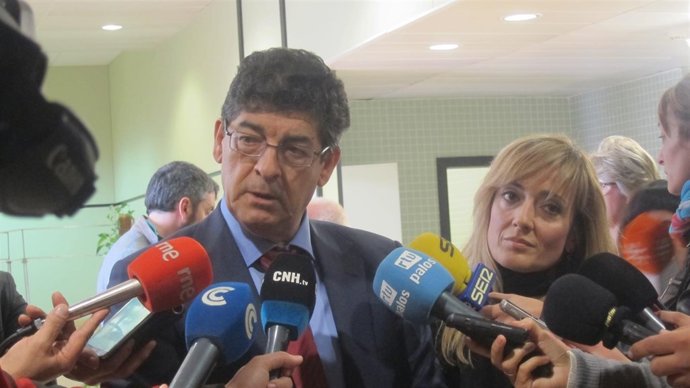 El vicepresidente de la Junta de Andalucía, Diego Valderas, en Huelva.