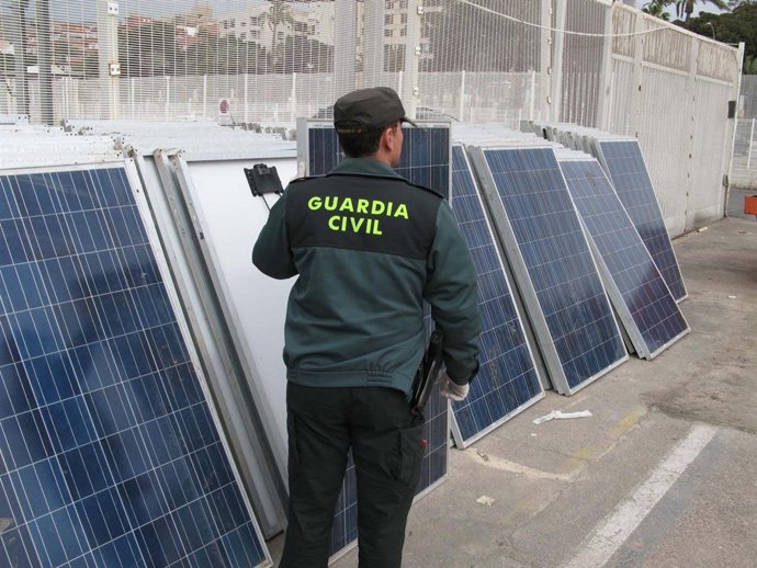 Placas solares fotovoltaicas recuperadas