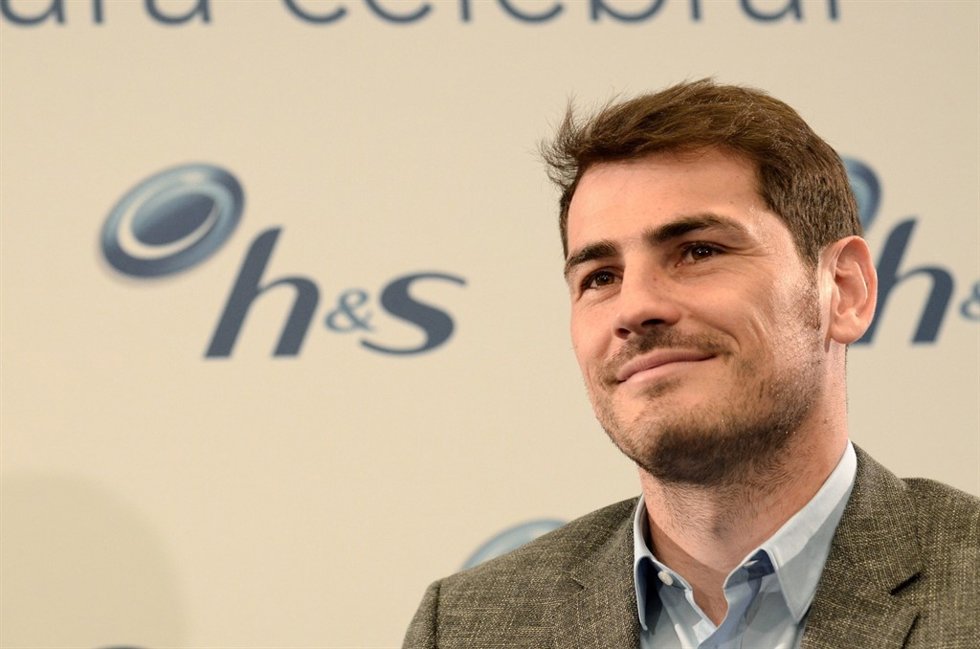 Iker Casillas en el acto de Head and Shoulders