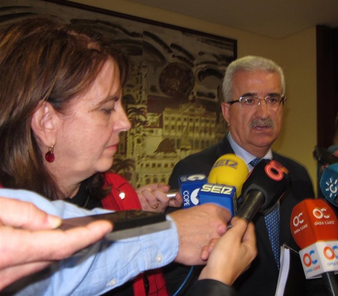 Pilar Platero y Manuel Jiménez Barrios, responsables del Consorcio Aletas