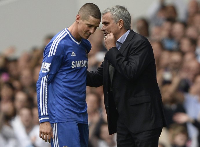 Mourinho y Fernando Torres