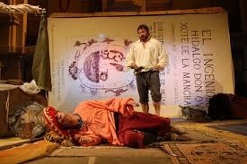 Escena de la obra 'Quijote Clown'