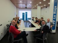 Cuevas asegura que el programa electoral del PP regional para las Europeas "es cien por cien riojano"