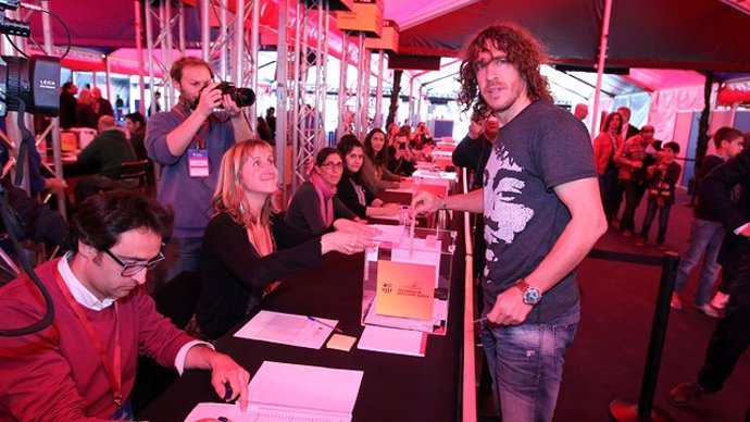 Carles Puyol Referéndum Espai Barça