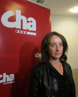 Ángela Labordeta, candidata de CHA a las elecciones europeas