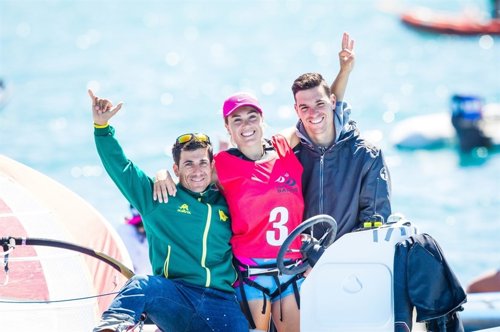 Blanca Manchón celebra el podio del Princesa Sofía