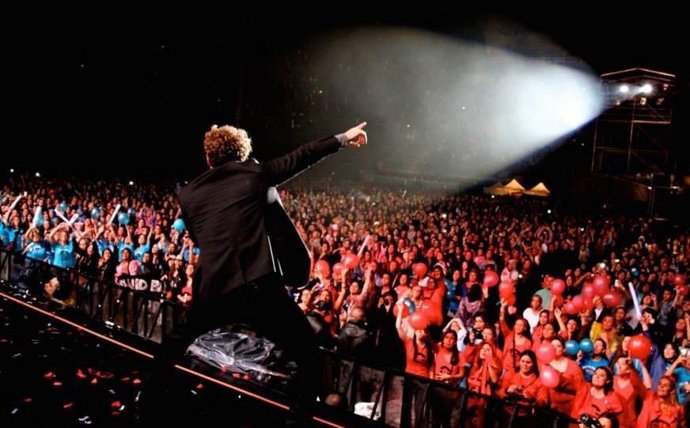 Concierto de David Bisbal en Buenos Aires Argentina