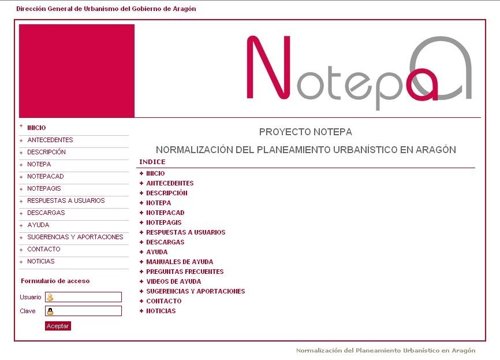 Notepacad, herramienta informática de planificación urbanística.