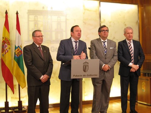 Sanz, Capellán, Martínez-Portillo y Del Río analizan juzgados Haro y Calahorra