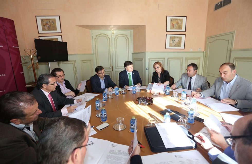 Junta de Gobierno en la Diputación