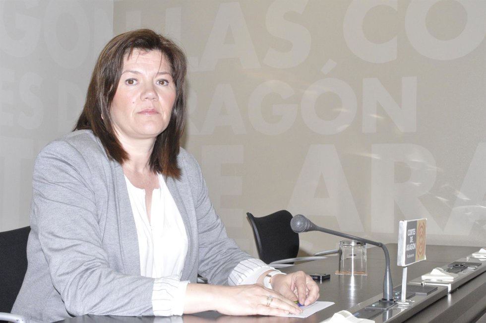 La diputada de CHA, Carmen Martínez