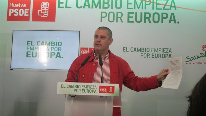 El secretario de Organización del PSOE de Huelva, Jesús Ferrera.
