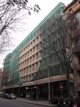 Antigua sede de la Once en el número 66 de la calle Calàbria de Barcelona