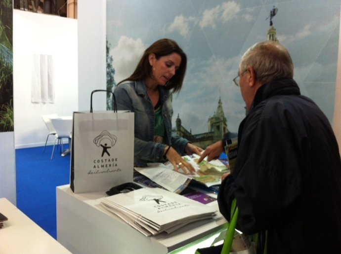 Expositor de 'Costa de Almería' en la Feria de Barcelona