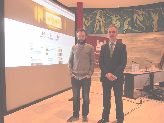 Presentación de la página web de la Filmoteca de Cantabria