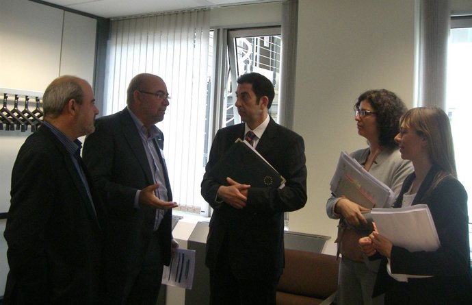 Reunión de Antonio Jesús Roldán y Jordi Torrebadella.