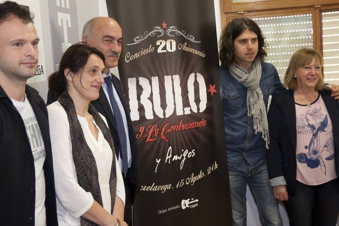 Presentación del concierto 20 aniversario de Rulo 