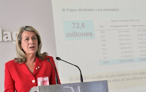 La vicepresidenta de la Diputación de Málaga, Francisca Caracuel 