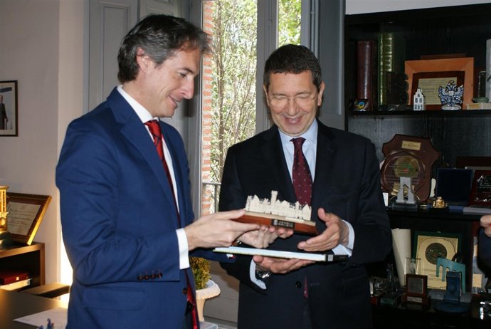 De la Serna con el alcalde de Roma