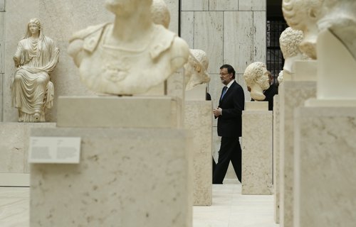 Rajoy, en el Museo Arqueológico Nacional