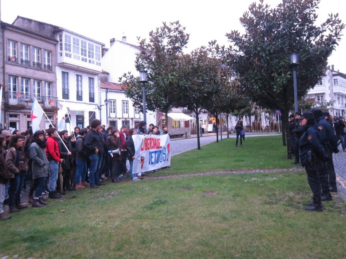 Protesta por los detenidos