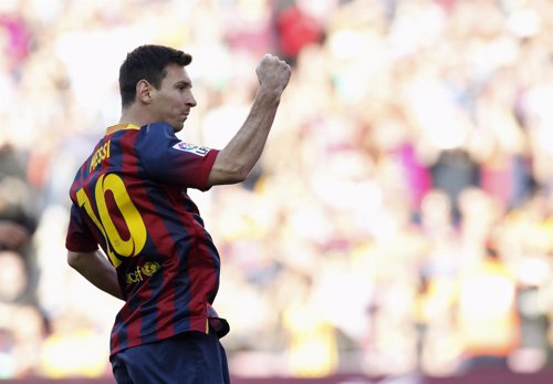 Messi, delantero del FC Barcelona