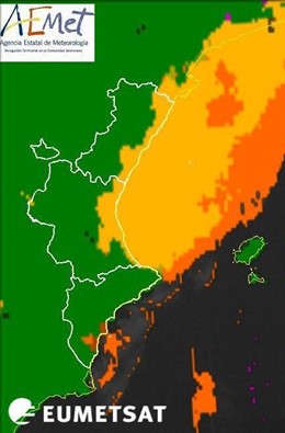 Zonas afectadas por la niebla 