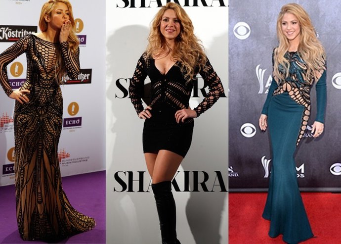 Transparencias y encaje las preferencias de shakira pra cualquier ocasión