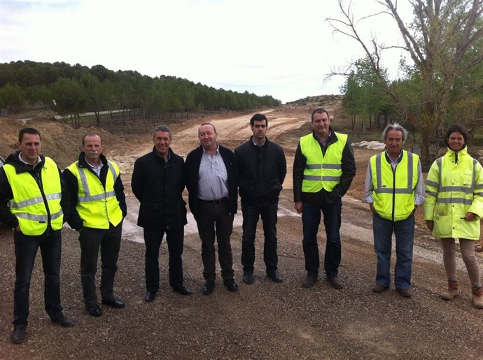 Obras carretera Venta de Baños
