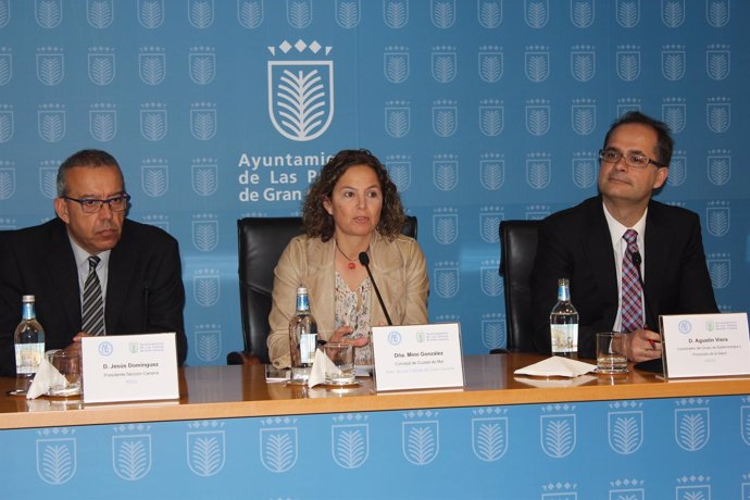 Jesús Domínguez, Mimi González y Agustín Viera