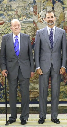 El Rey y el Príncipe en Zarzuela