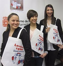 Leyre Catalán, Raquel Crespo y Ainhoa Delgado.