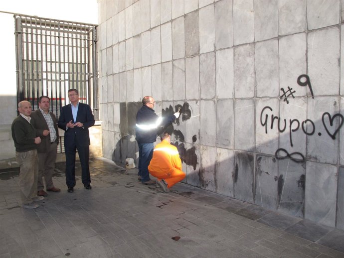 Limpieza de pintadas